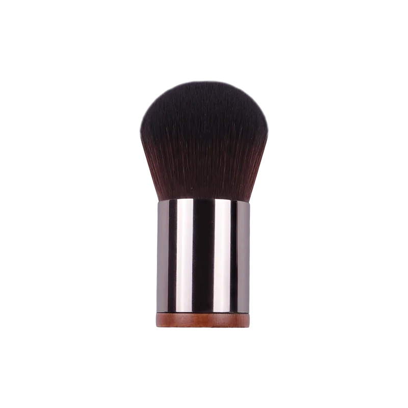 MUF Series Makeup Brush MUF124 Loose Powder Brush Soft Fiber Hair Brown Solid Wood Portable Exquisite Loose Powder Brush