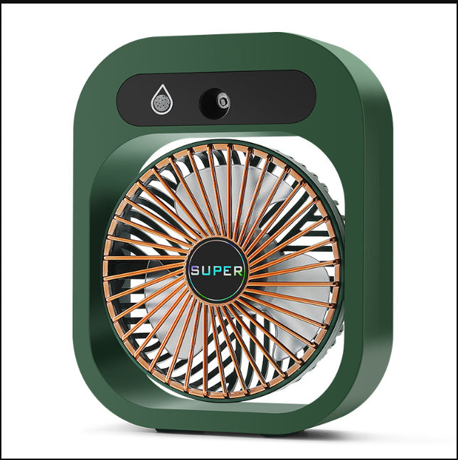 Air Conditioning Fan Desk Misting Fan Air Cooler Cooling USB Rechargeable Humidifier Portable Spray Fan With 3 Wind Speeds Mist Fan For Home - Your Shopify