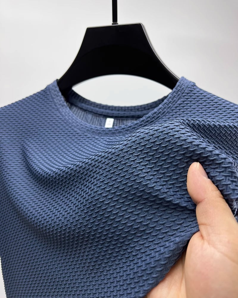 Men's Casual Bamboo Ice Silk Short Sleeved Shirt - Your Shopify