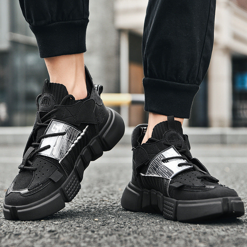 High-top Fashion Breathable Men's Platform Sneakers - Your Shopify