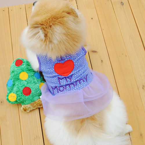 Pet puppy clothes with embroidery - Your Shopify