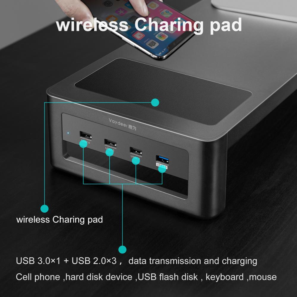 Multi Functional Desktop Elevated Bracket Desktop Display Base