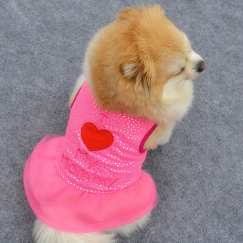 Pet puppy clothes with embroidery - Your Shopify