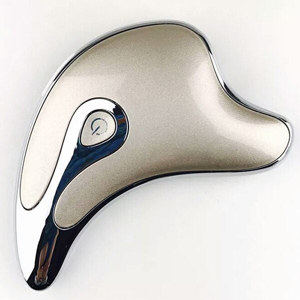 Gua Sha Scraper Facial Massager Face Lifting Slimming LED Light Microcurrent Skin Rejuvenation Electric Body Gouache Massage - Your Shopify