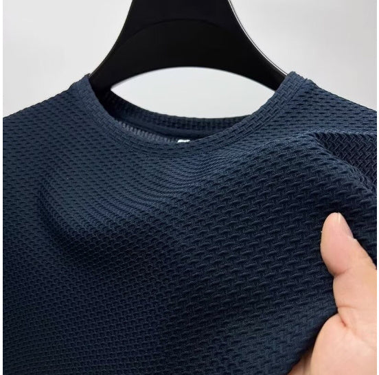 Men's Casual Bamboo Ice Silk Short Sleeved Shirt - Your Shopify
