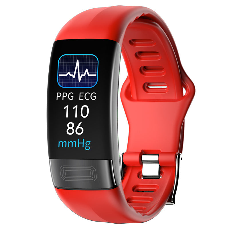 Body Temperature Smart Bracelet ECG Heart Rate Blood Pressure Blood Oxygen Health Test Sleep Exercise Waterproof - Your Shopify