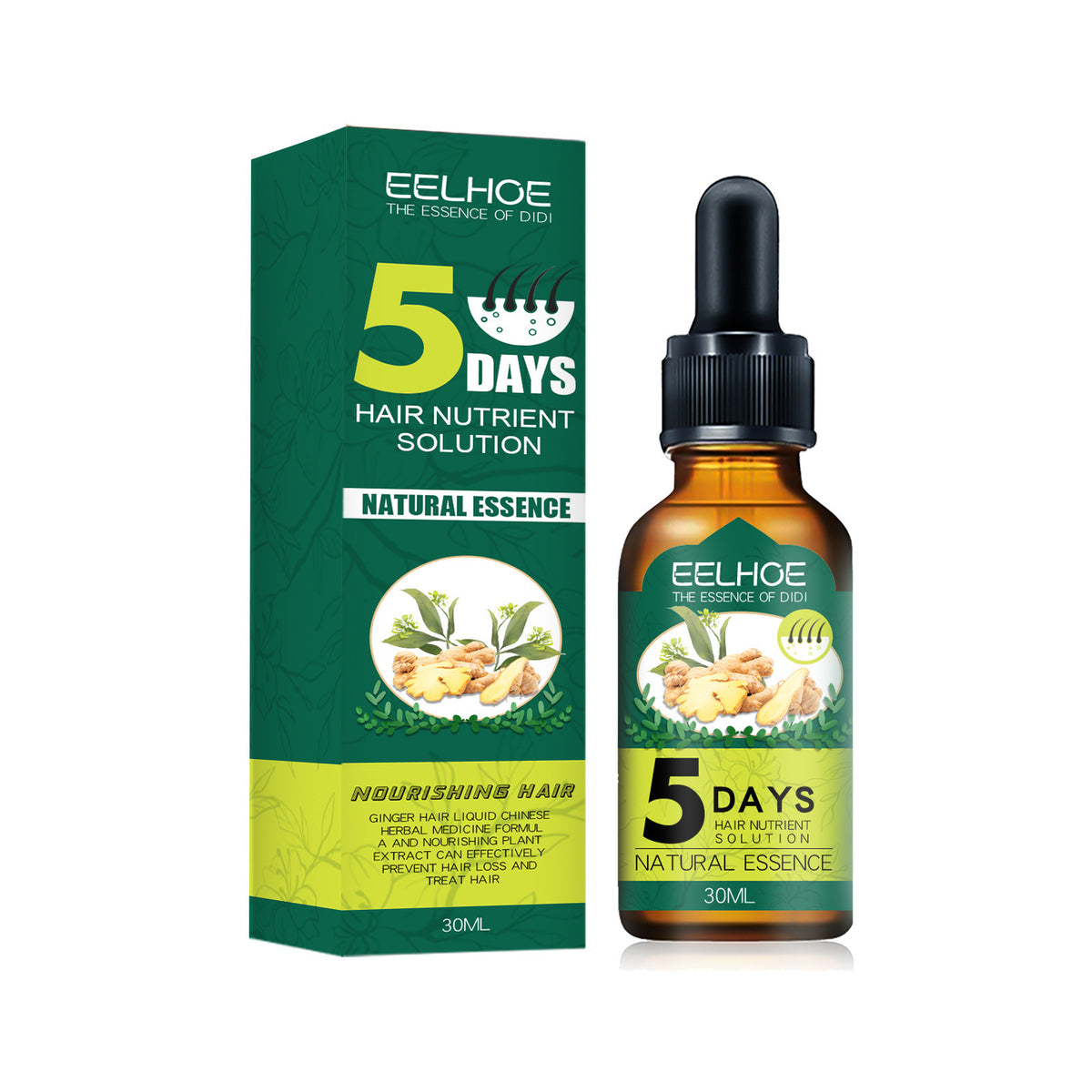 Eelhoe Ginger Hair Essential Oil. Eelhoe Ginger Hair Essential Oil - Your Shopify