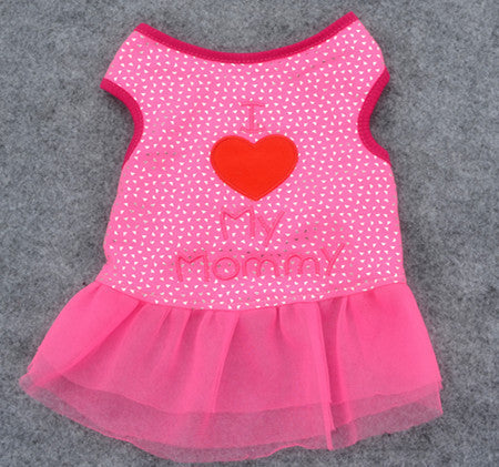 Pet puppy clothes with embroidery - Your Shopify