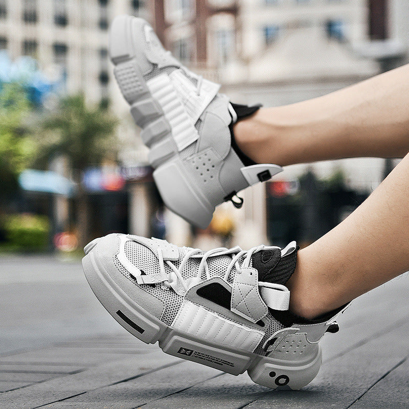 High-top Fashion Breathable Men's Platform Sneakers - Your Shopify