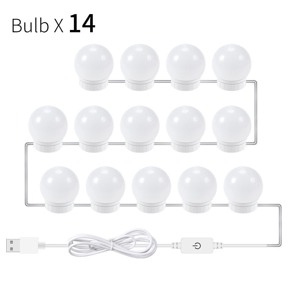 USB Touch Switch LED Mirror Light Bulb - Your Shopify
