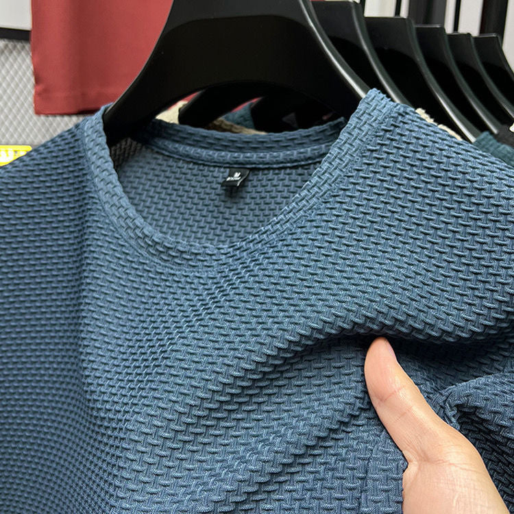 Men's Casual Bamboo Ice Silk Short Sleeved Shirt - Your Shopify