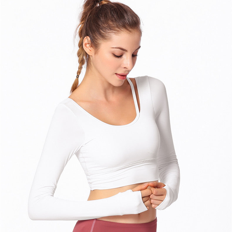 Yoga Wear Long Sleeve T-Shirt - Your Shopify