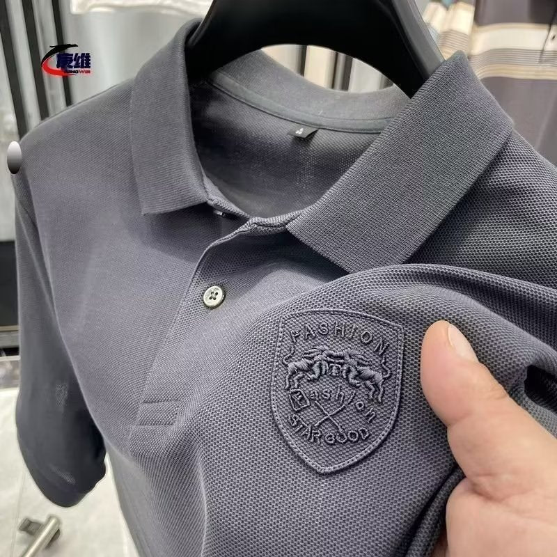 Men's Polo Shirt Short Sleeve High-grade All-matching - Your Shopify