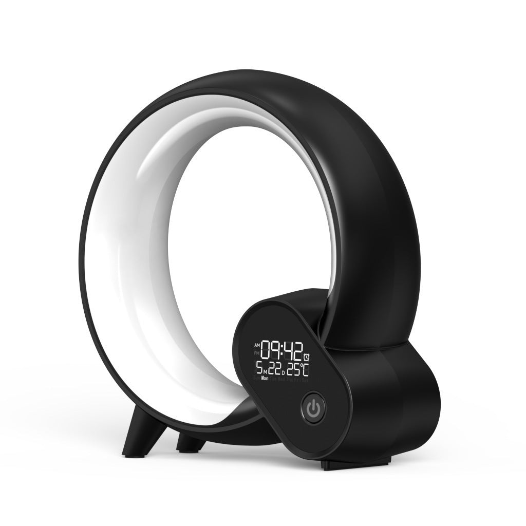 Creative Q Light Analog Sunrise Digital Display Alarm Clock Bluetooth Audio Intelligent Wake-up Q Colorful Atmosphere Light - Your Shopify