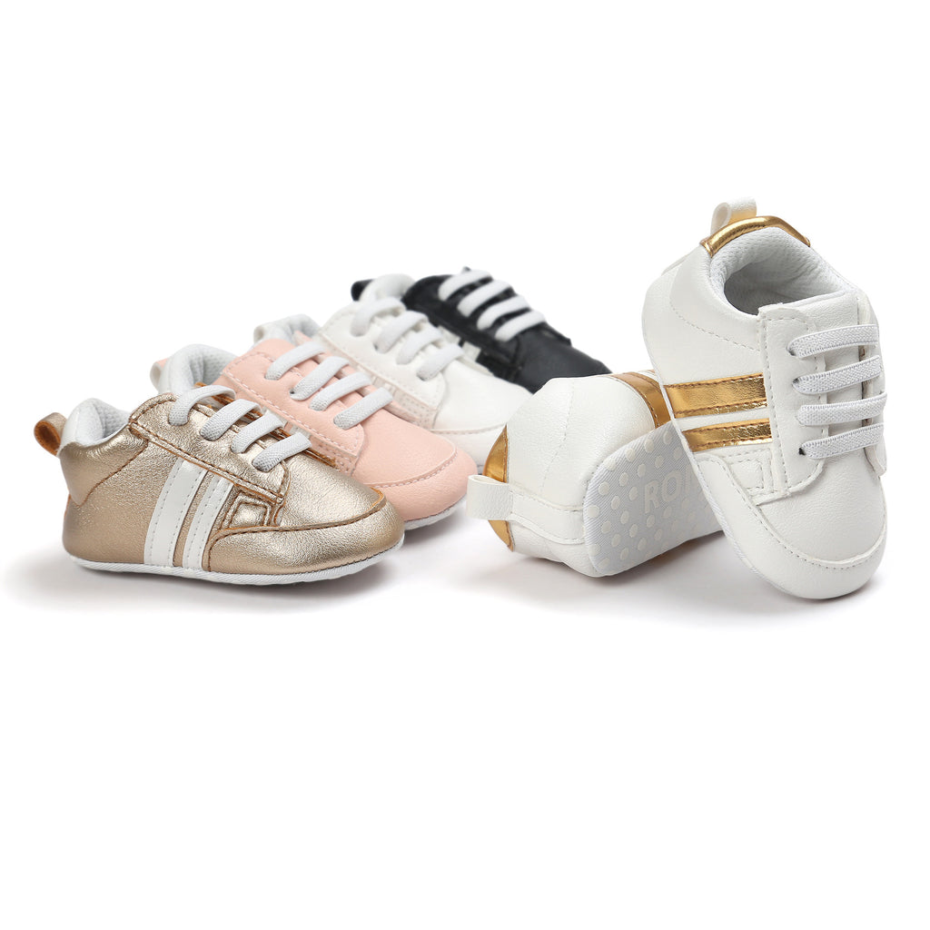 Baby Boy Girl Moccasins Shoes Infant PU Leather Non-slip Soft Newborn Sneakers - Your Shopify