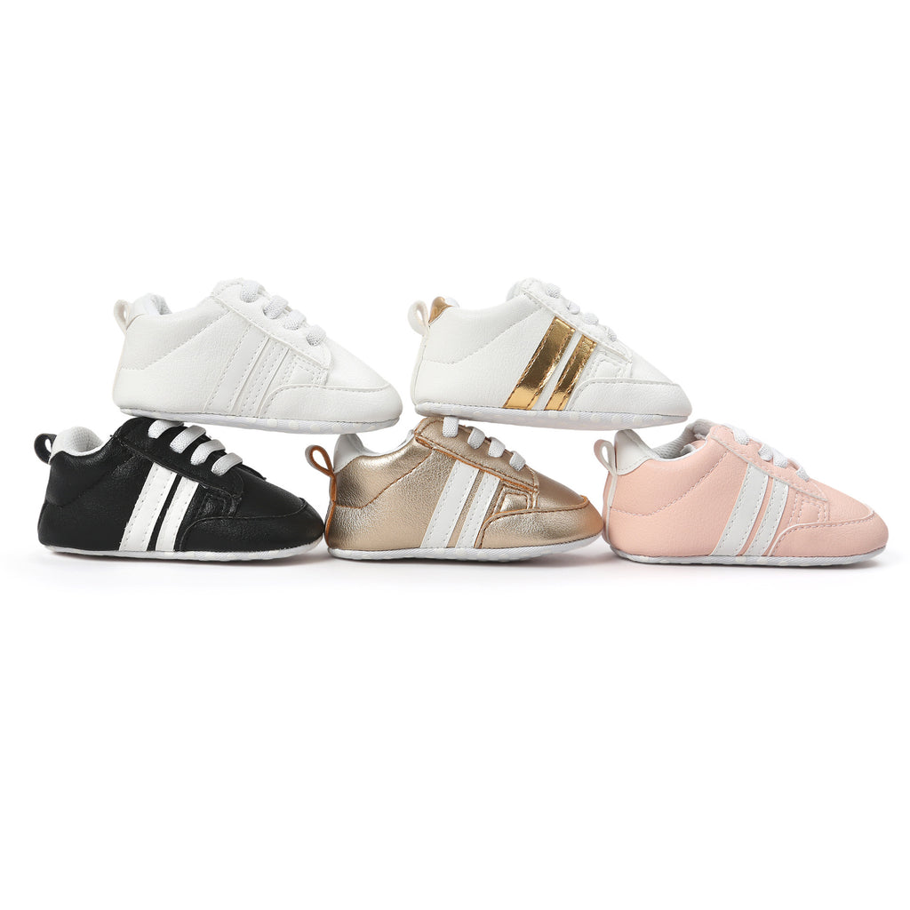 Baby Boy Girl Moccasins Shoes Infant PU Leather Non-slip Soft Newborn Sneakers - Your Shopify