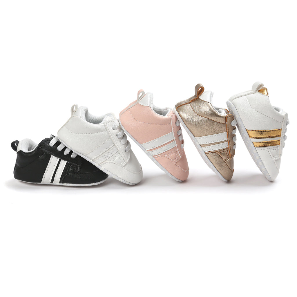 Baby Boy Girl Moccasins Shoes Infant PU Leather Non-slip Soft Newborn Sneakers - Your Shopify