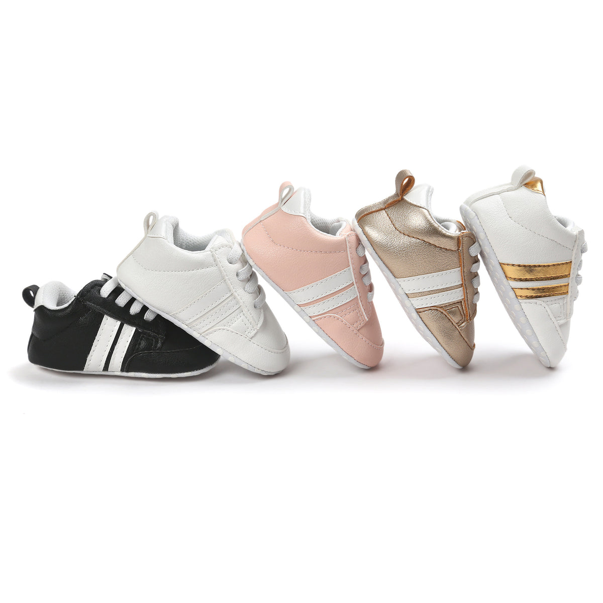Baby Boy Girl Moccasins Shoes Infant PU Leather Non-slip Soft Newborn Sneakers - Your Shopify