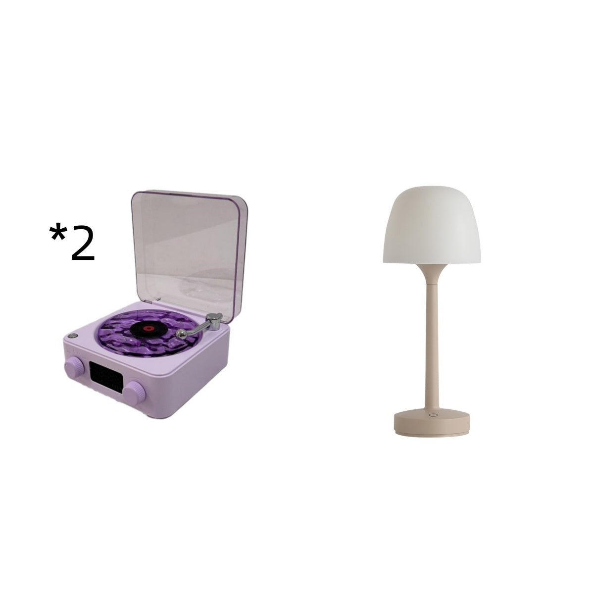 Retro Turntable Speaker Wireless Bluetooth-compatible 5.0 Vinyl Record Player Stereo Sound With White Noise RGB Projection Lamp Effect - Your Shopify