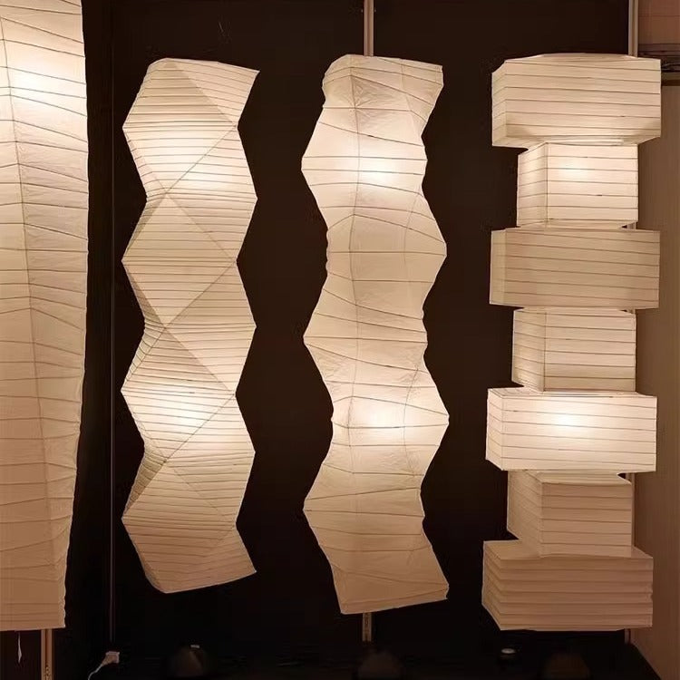 Japanese-style Floor Lamp Hotel Homestay Retro Rice Paper - Your Shopify
