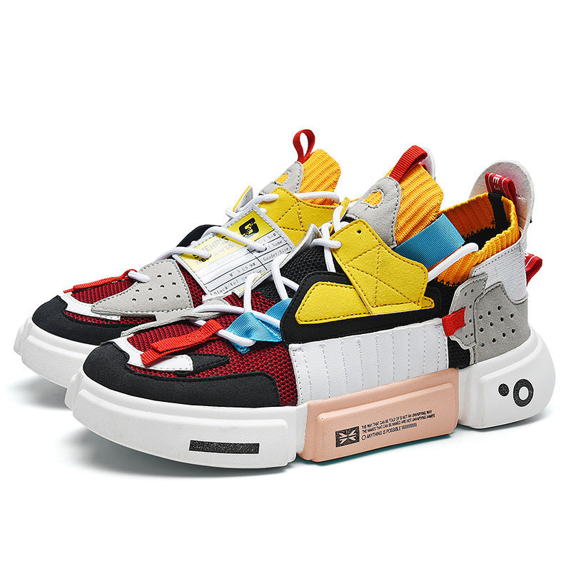 High-top Fashion Breathable Men's Platform Sneakers - Your Shopify