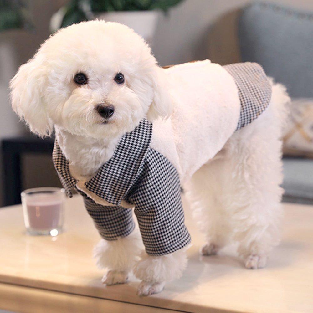 Small puppy pet autumn and winter clothes - Your Shopify