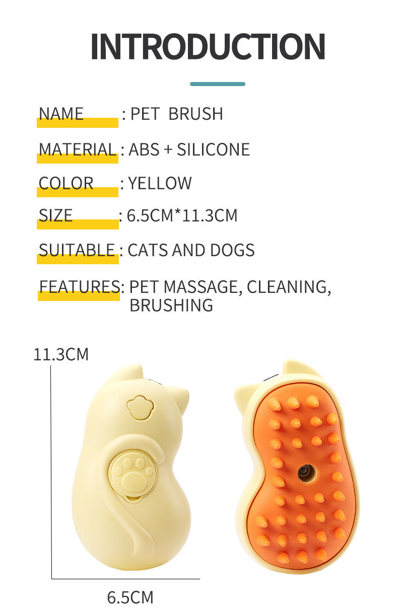 Electric One-click Disposable Spray Brush Cleaning And Removing Hair Comb - Your Shopify