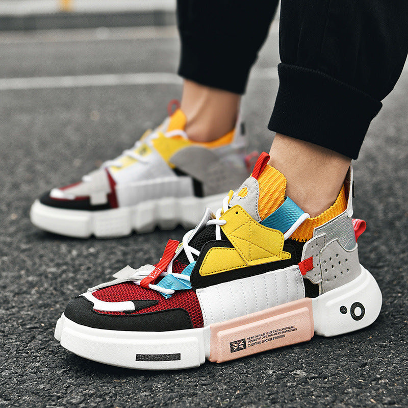 High-top Fashion Breathable Men's Platform Sneakers - Your Shopify
