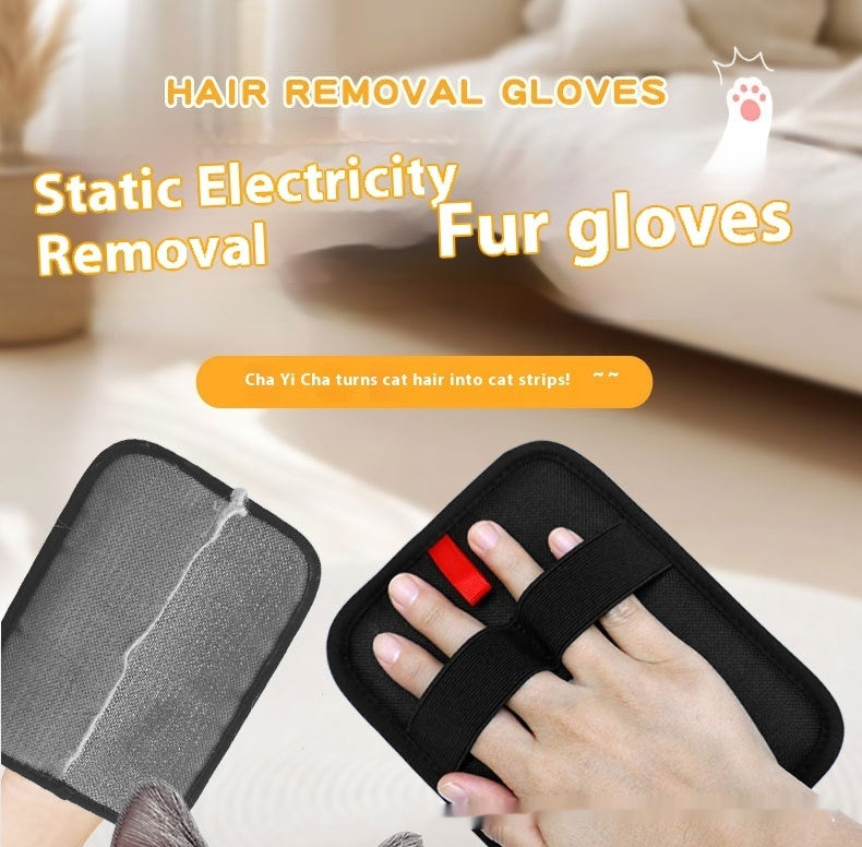 Pet Hair Removal Gloves Hair Brush - Your Shopify