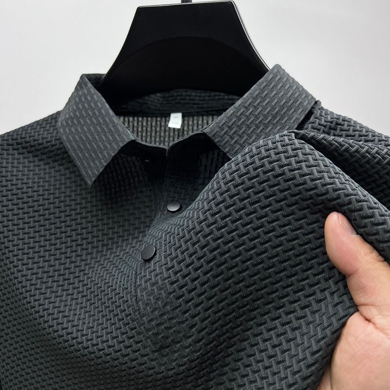 Mesh Ice Silk Short Sleeve Shirt - Your Shopify