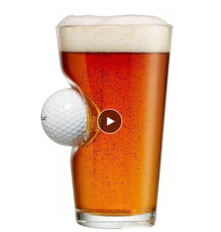Stuck In Glass Beer Mug Golf Embedded Creative Wine Glass - Your Shopify