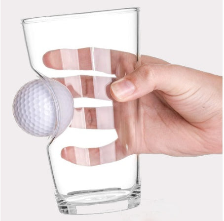 Stuck In Glass Beer Mug Golf Embedded Creative Wine Glass - Your Shopify