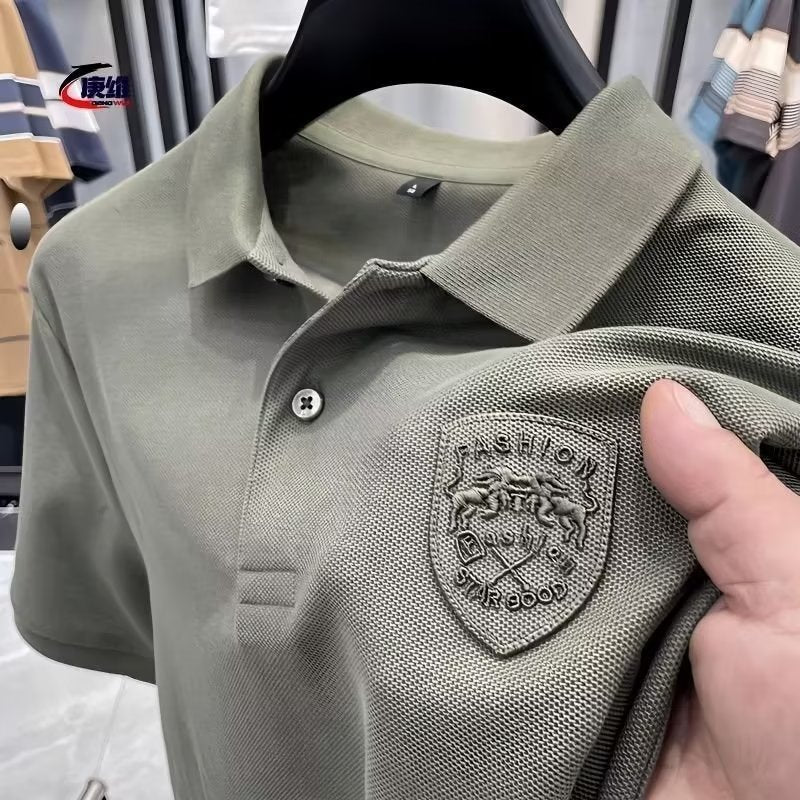 Men's Polo Shirt Short Sleeve High-grade All-matching - Your Shopify