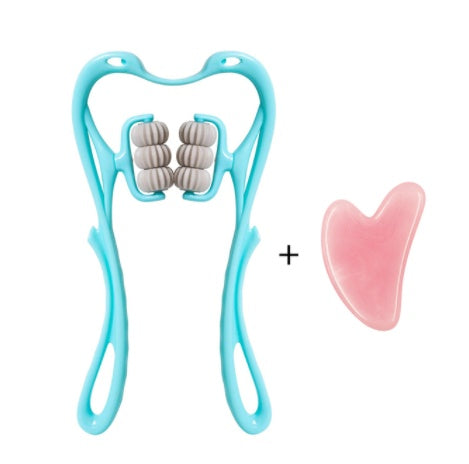 Multifunctional Manual Six-wheel Neck Massager Massage Relieve Roller Massage Tool - Your Shopify