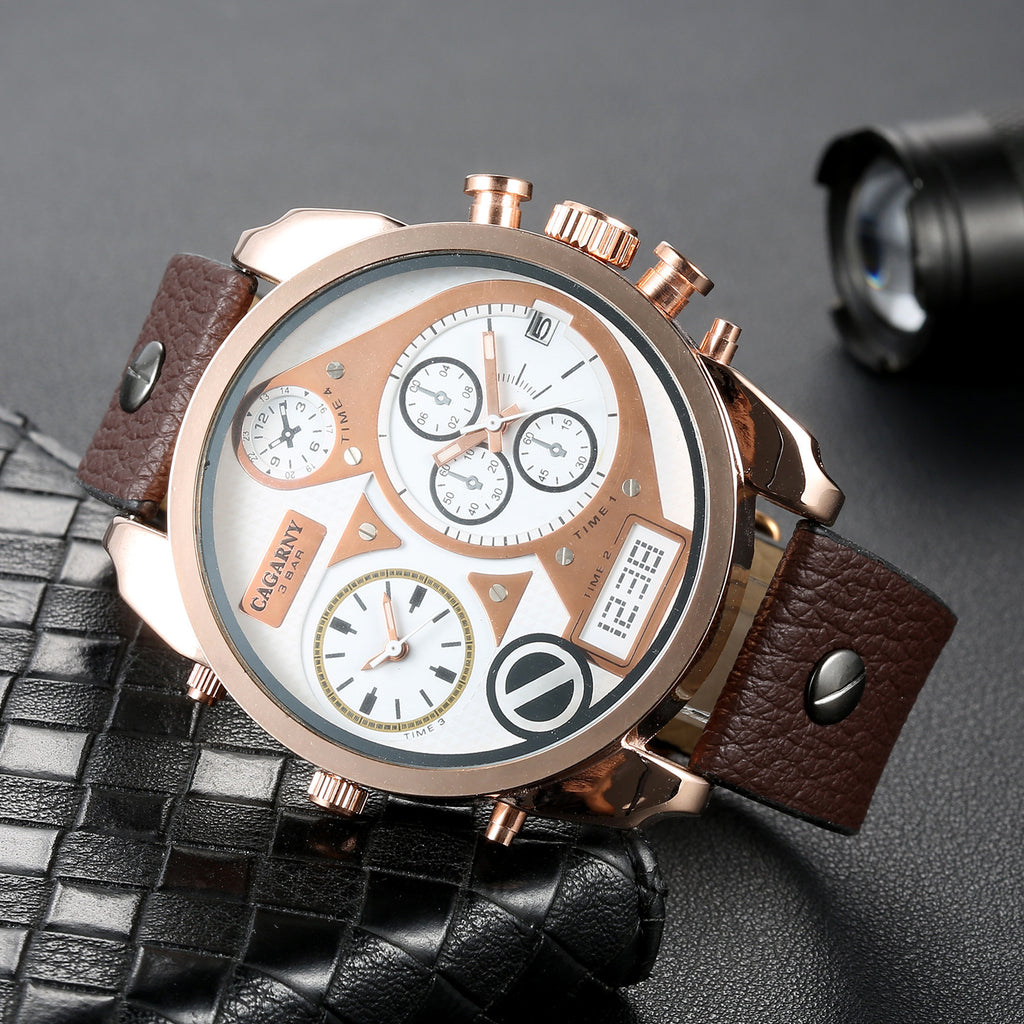 Men's Watch Quartz Calendar Belt Sports - Your Shopify