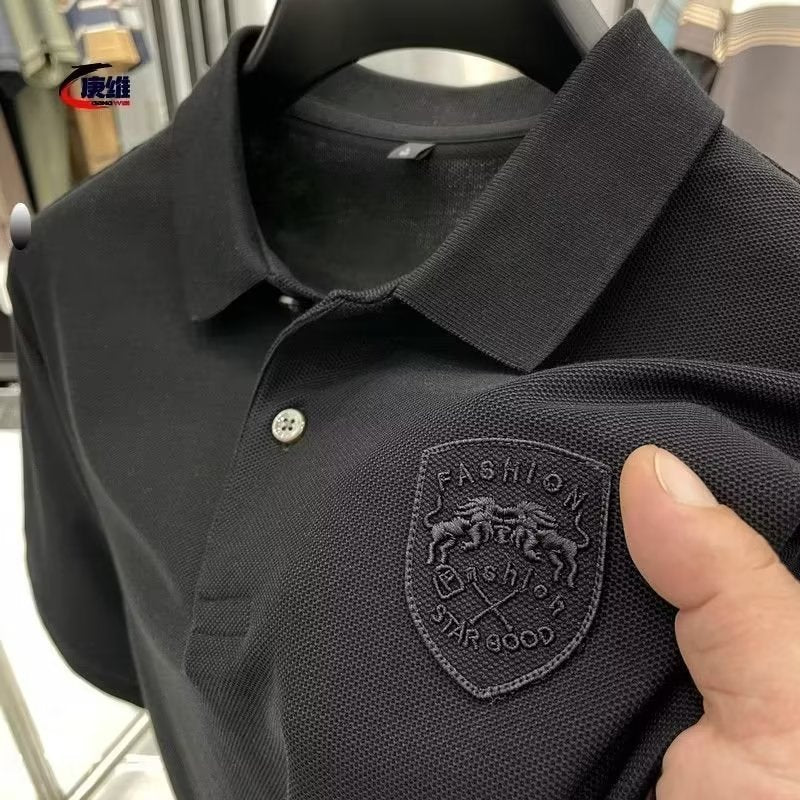 Men's Polo Shirt Short Sleeve High-grade All-matching - Your Shopify