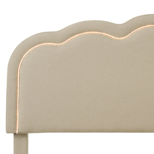 Gepolstertes Bett Aus Rosa Samt - Your Shopify
