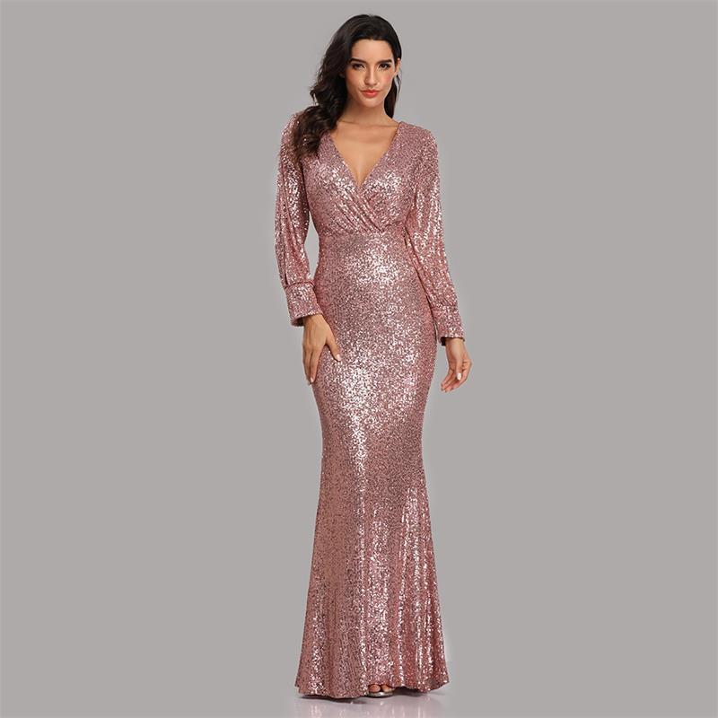 Autumn And Winter Cross-border Hot-selling Foreign Trade Dress Multicolor Plus Size Long Sleeves - Your Shopify