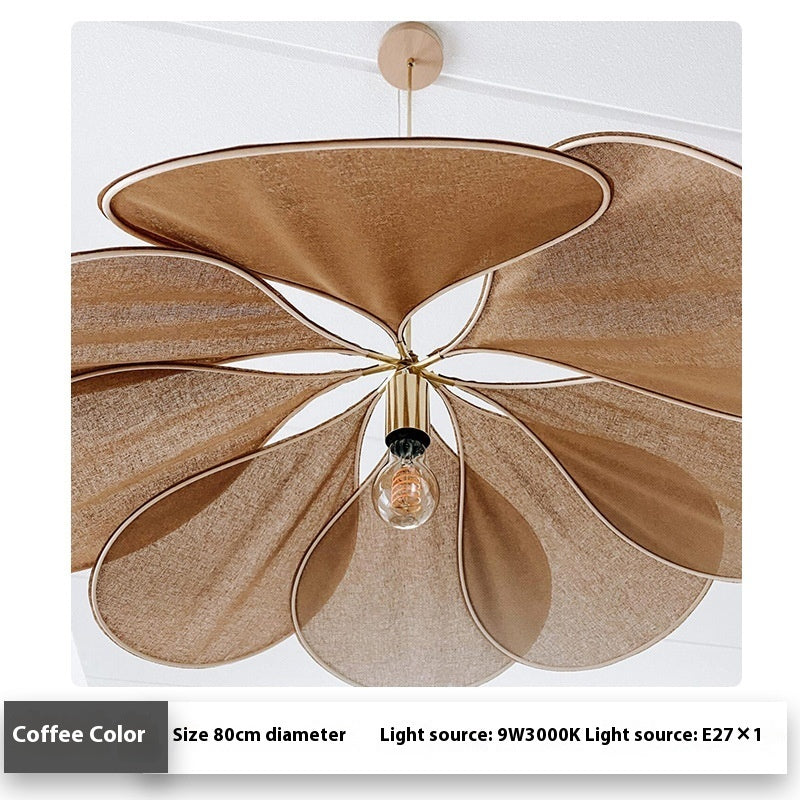 Cloth-craft Hanging Lamp Log Wind Hotel Lamp - Your Shopify