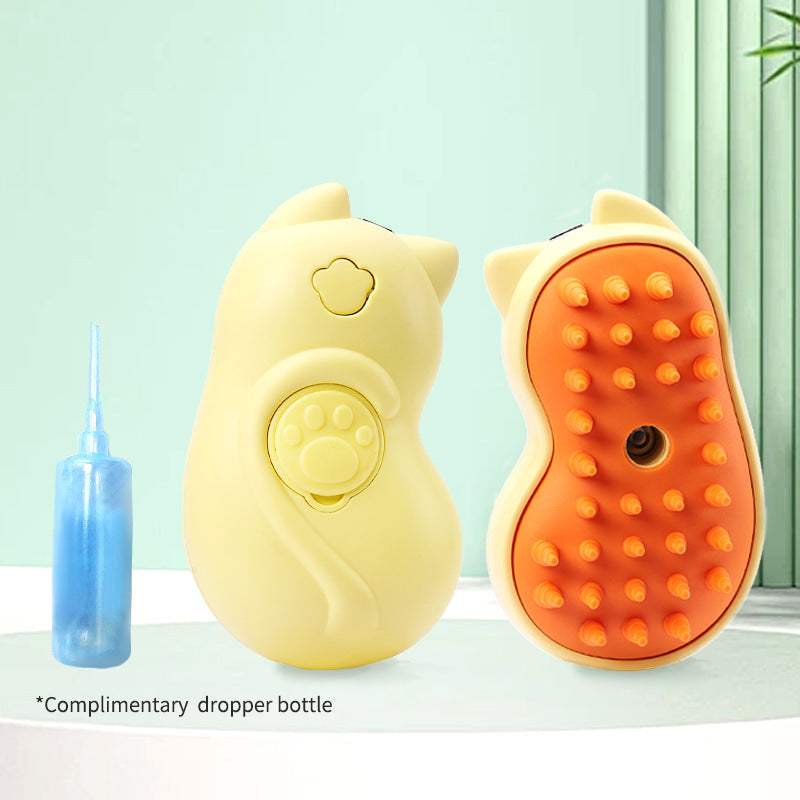 Electric One-click Disposable Spray Brush Cleaning And Removing Hair Comb - Your Shopify