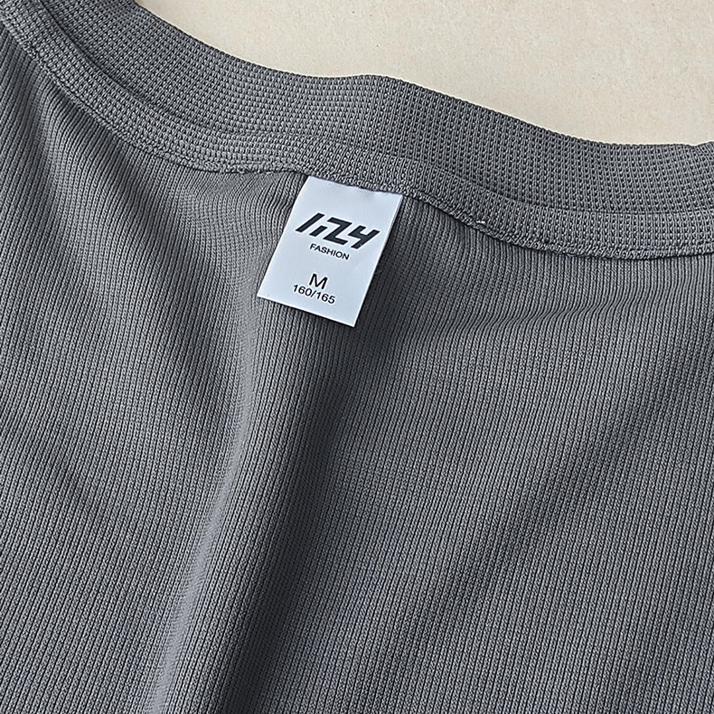 Waffle Heavy Short-sleeved T-shirt For Men - Your Shopify