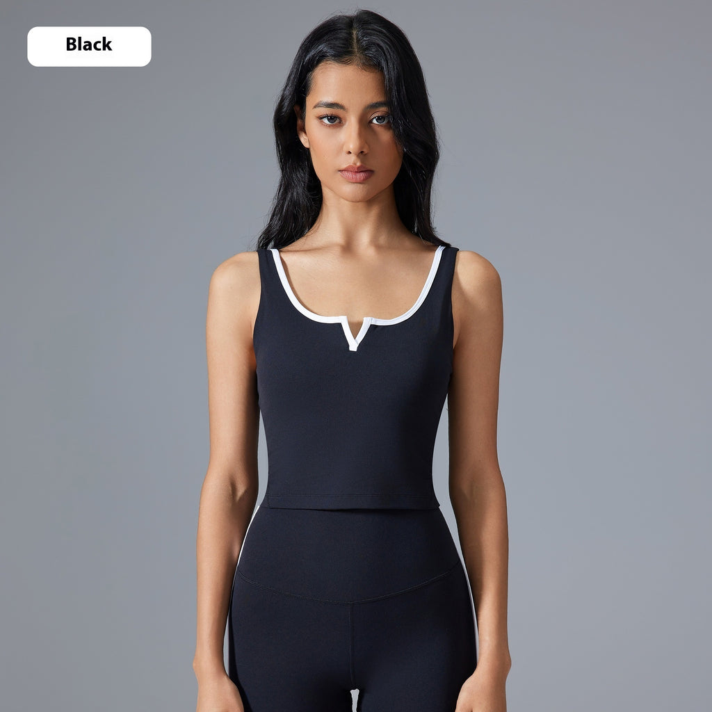 Deep U Back Shaping Padded Sports Vest