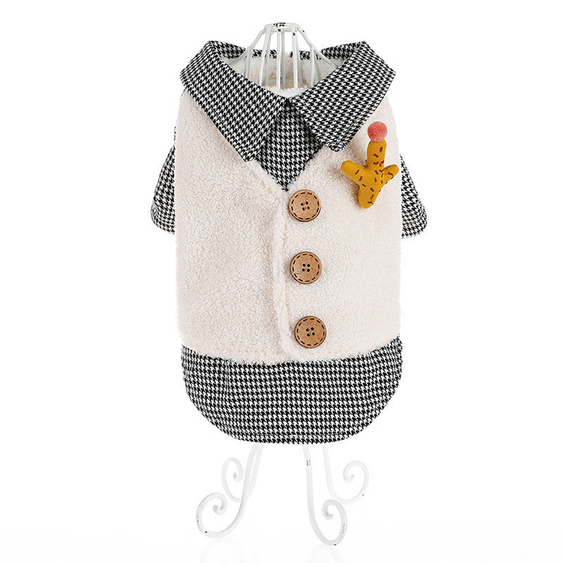 Small puppy pet autumn and winter clothes - Your Shopify