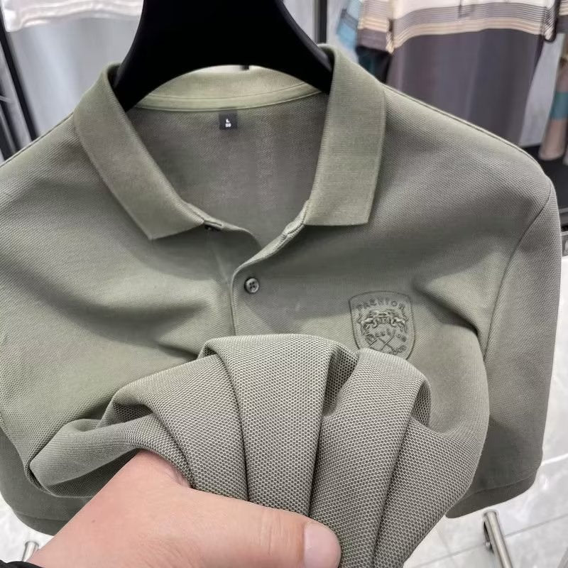Men's Polo Shirt Short Sleeve High-grade All-matching - Your Shopify
