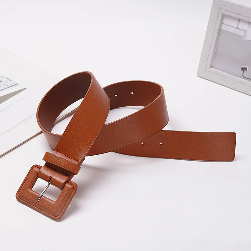 Purple Belts For Women Wide Red Corset Belt Female Jeans Waistband Big Dress Cummerbunds Coat Leather Strap