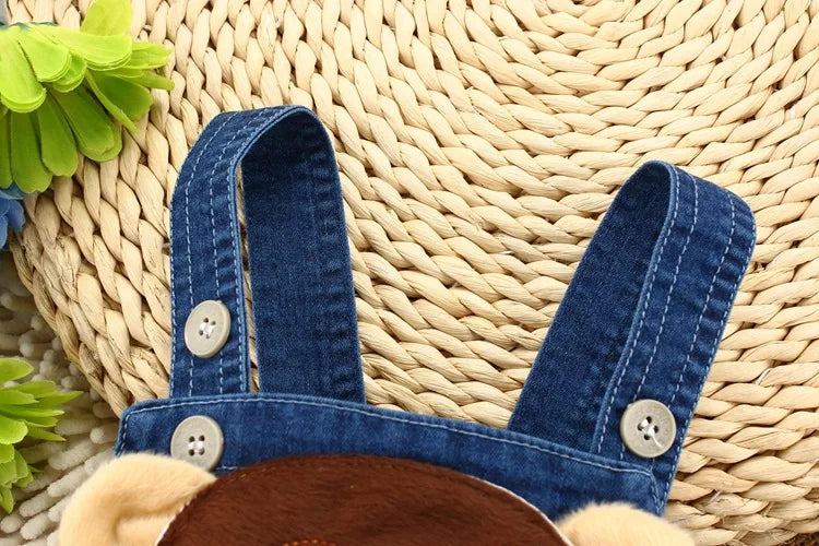 IENENS Summer Kids Baby Boys Jumper Pants Denim Shorts Jeans Overalls Toddler Infant Girl Playsuit Clothes Clothing Trousers