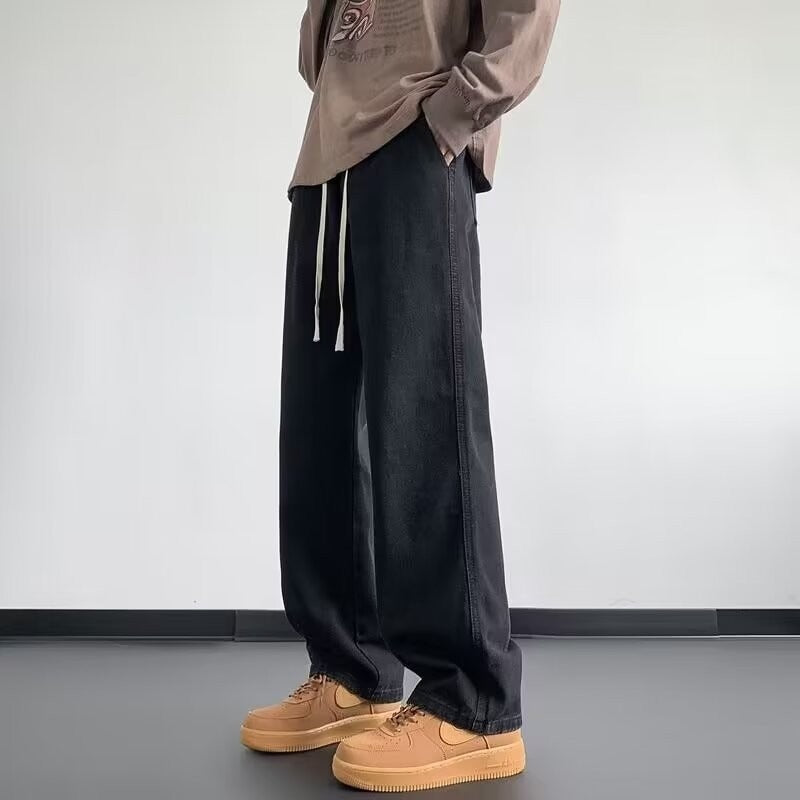 Men's Straight Loose American Design Jeans - Your Shopify