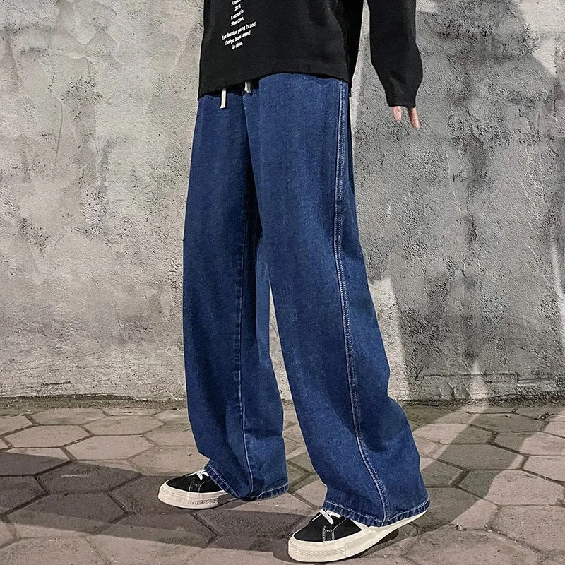 Men's Straight Loose American Design Jeans - Your Shopify