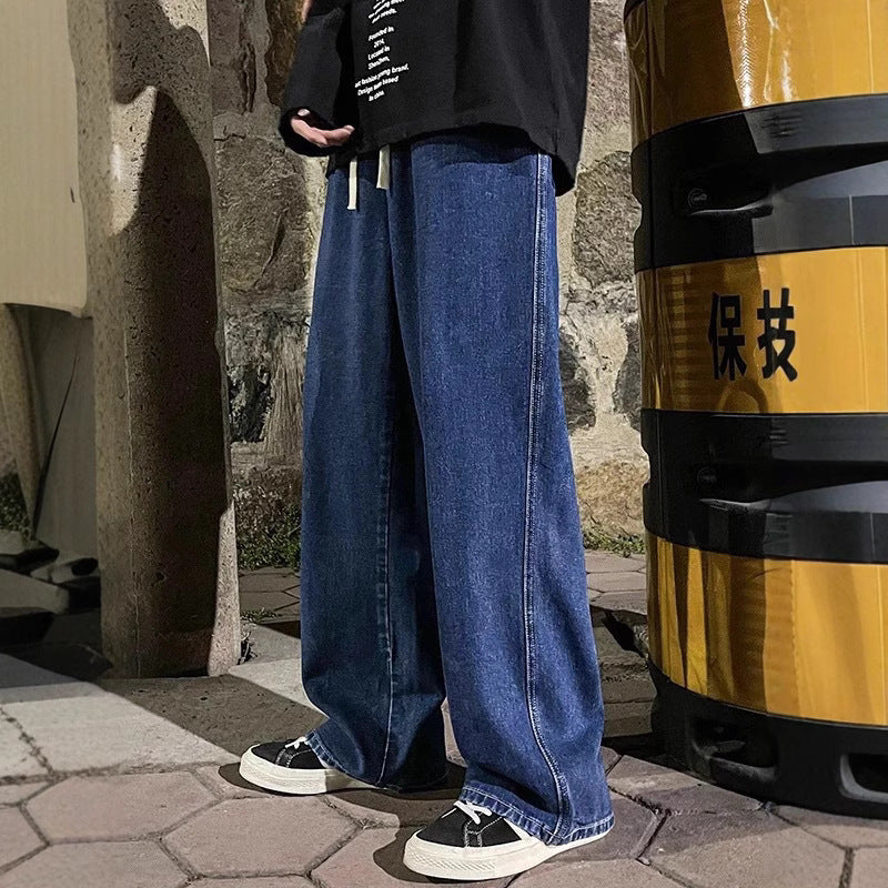 Men's Straight Loose American Design Jeans - Your Shopify