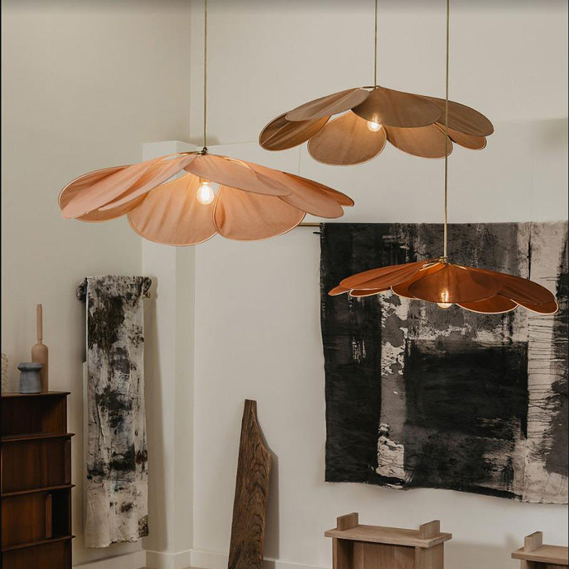 Cloth-craft Hanging Lamp Log Wind Hotel Lamp - Your Shopify